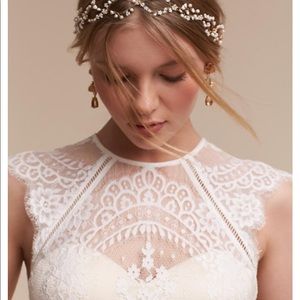Twigs & Honey Pearldrop Halo headpiece